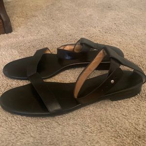 Hermes Women saddle in Black Calf Leather size 39 with dust bag